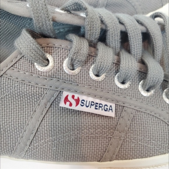 SUPERGA Cotu Classic Canvas Sneakers Grey - Picture 9 of 9